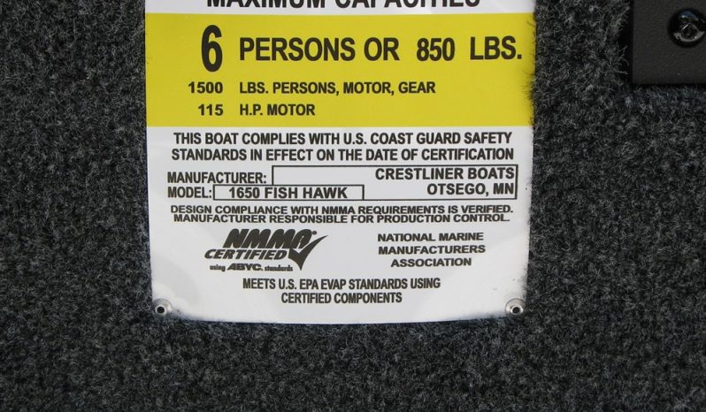 2022-1650 Fish Hawk w/90 Mercury. full