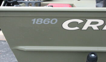 JUST IN-1860 Crestliner Retriever Tiller and 60ELHPT Mercury full