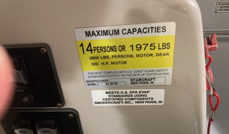 2017 Starcraft EX25 w/ 150HP Mercury 4S full