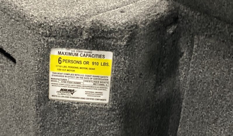 2026-1750 Fish Hawk  with 115 Mercury Pro XS full