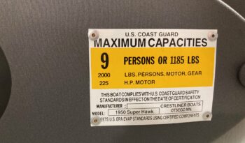 2015 1950 Super Hawk w/200 Mercury Verado full