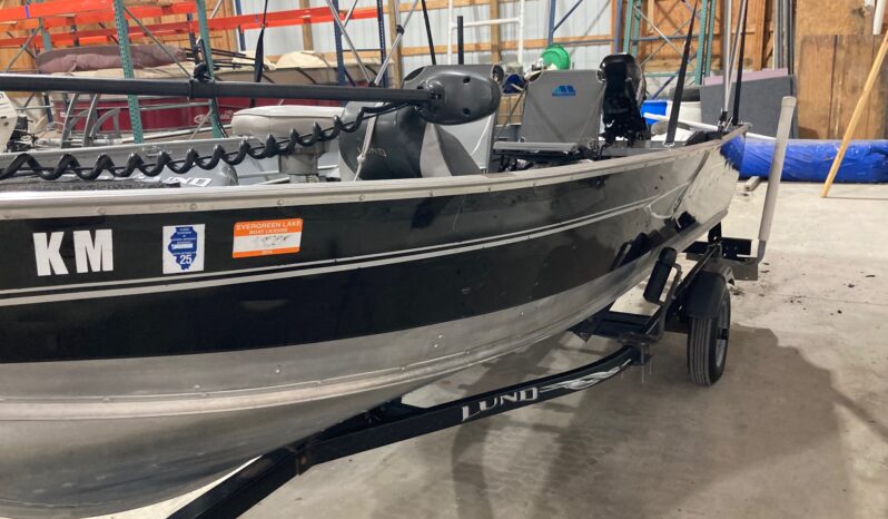2012- LUND 1600 FURY TILLER W/9.9 MERCURY full